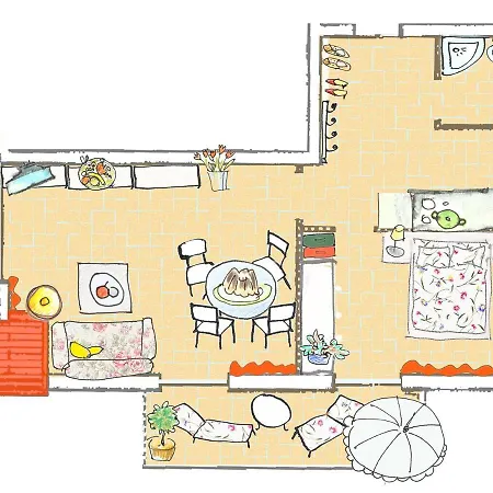 Strandwohnungen - Wg07 Mit 2 Balkonen