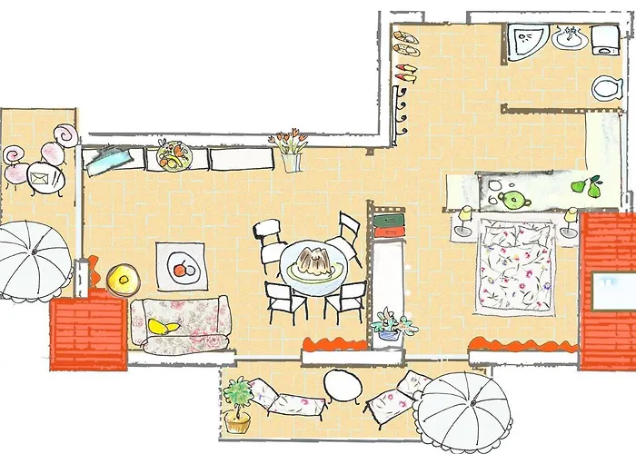 Strandwohnungen - Wg07 Mit 2 Balkonen